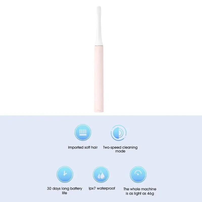  Original Xiaomi Mijia T100 Mi Smart Electric Toothbrush 2 Mode IPX7 Waterproof Xiaomi Tooth Brush O - 4000321960002