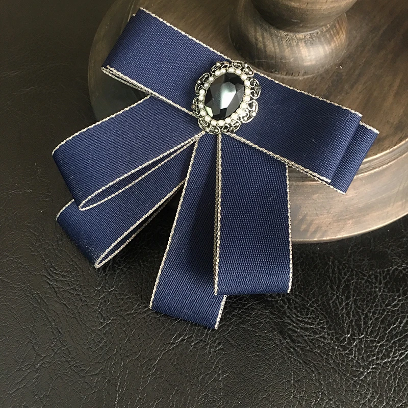 Ribbon Bow Tie Женский Мужской пиджак с воротником, рубашка, платье, бант из ленты, галстук-платок, Свадебный костюм, вечерние, бабочка, горный хрусталь, кристалл, галстук-бабочка, Школьный Галстук - Цвет: Ribbon Bow Tie