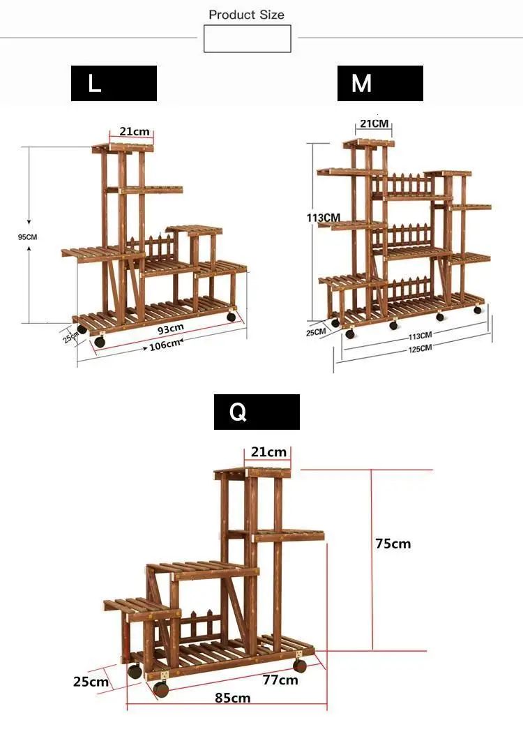 Комнатный деревянный горшок Mueble Plantas Estante Para Flores plantenstandard Stojak Na Kwiaty открытый стеллаж Цветочная Полка Подставка для растений