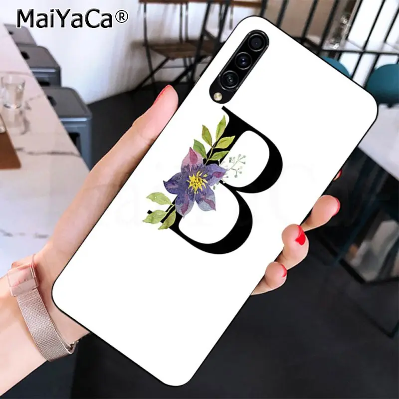 A B C Flowers Lucky number And black letter Art