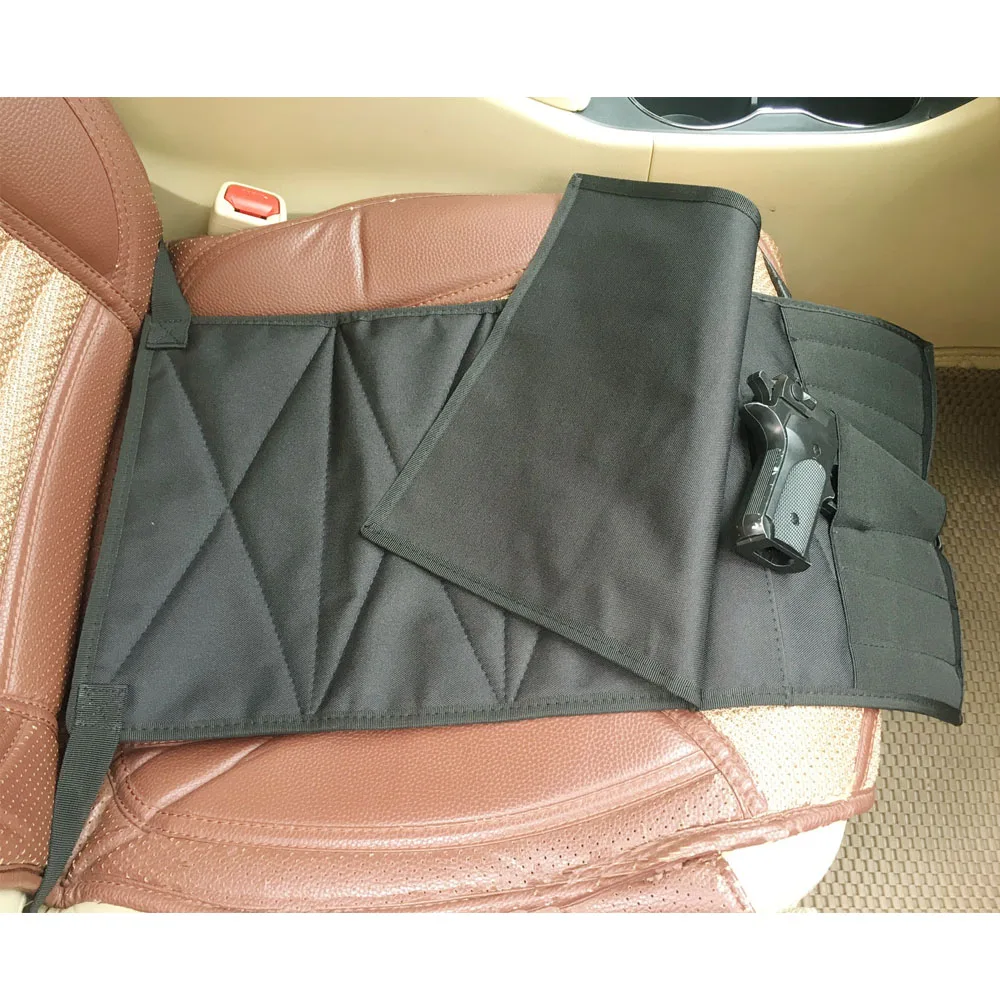 

Under Seat Concealment Pistol Holster Cars Trucks Vans Gun holster with Mag Pouch for Glock Baretta 92 Medium Large Handguns