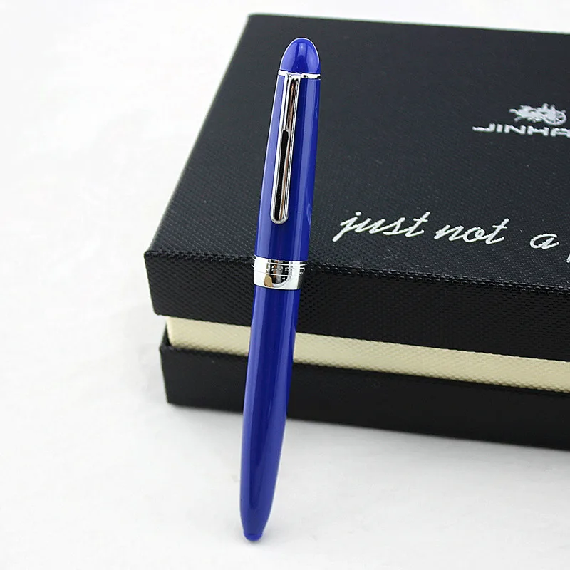 Jinhao 992 синий цвет спираль круглый интерфейс типы офисных студентов тонкий перо