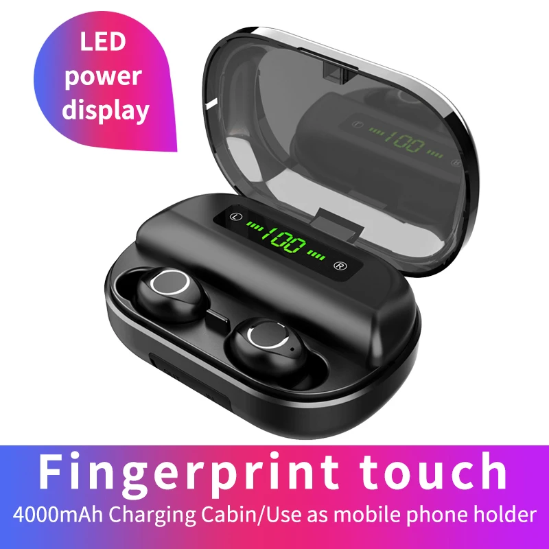 

Original V12 Bluetooth 5.0 Headset True Wireless Headphones IPX7 Waterproof Earphones for IPhone Android Samsung