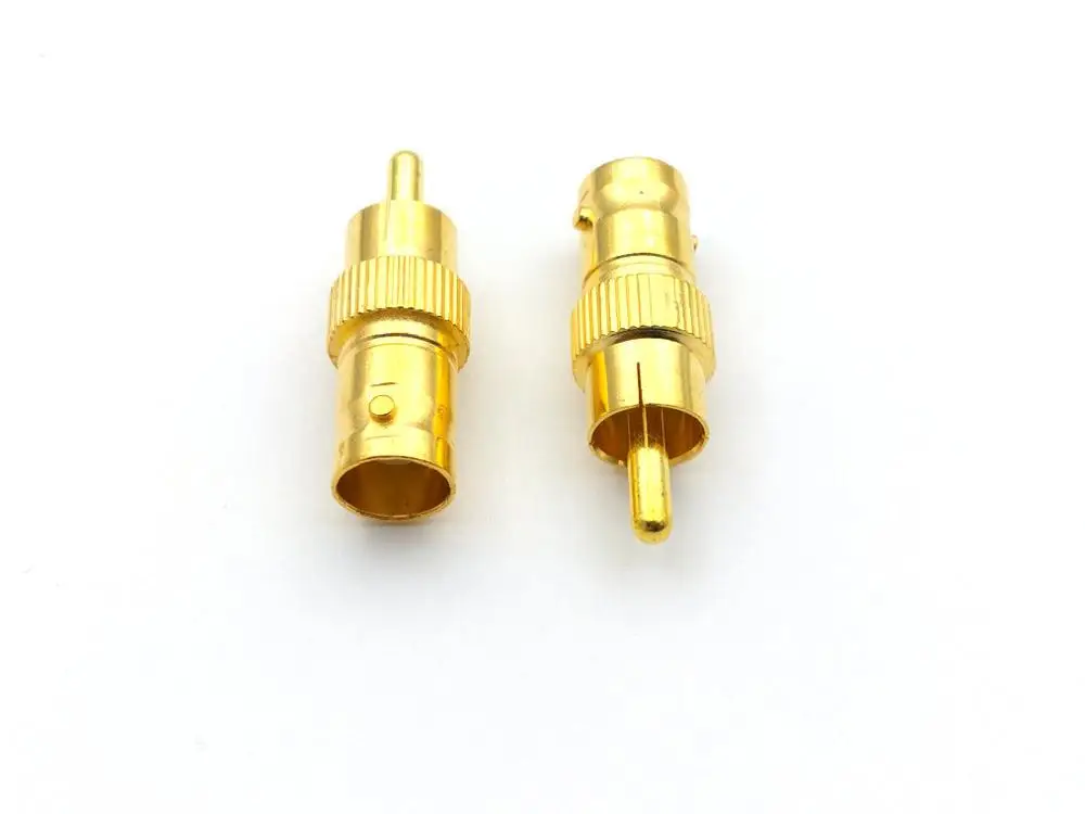 Позолоченный штекер BNC Female RCA 6 шт. адаптер Phono для DVR CCTV видеокамеры|cctv camera adapter|female