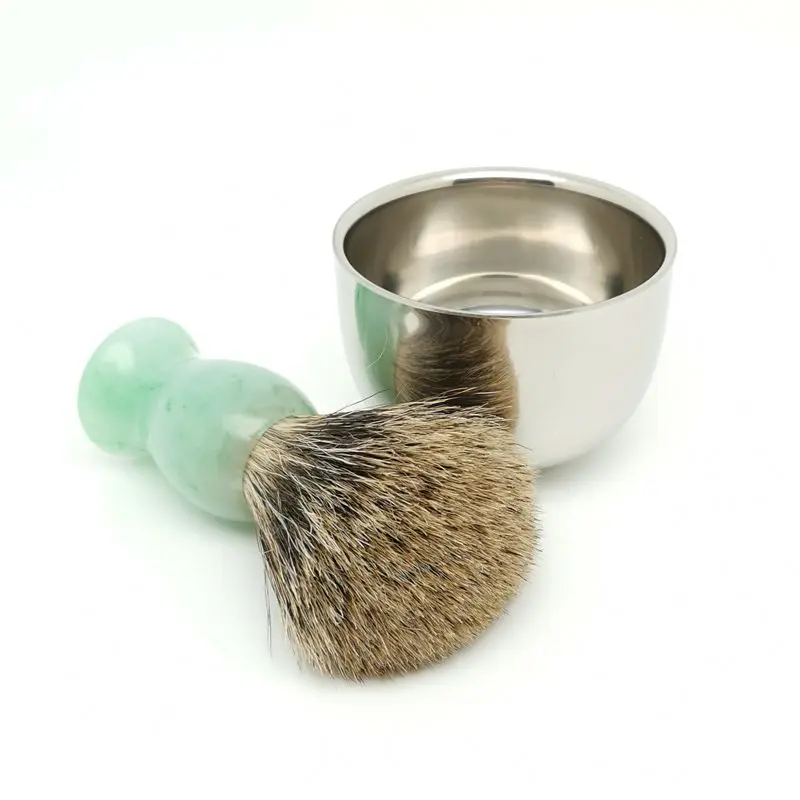 teyo-two-band-fine-badger-hair-shaving-brush-and-shaving-bowl-set-perfect-for-wet-shave-double-edge-razor-safety-razor