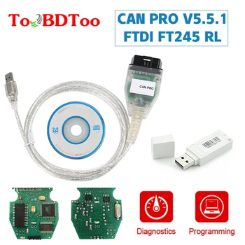 

2020 New For VAG CAN PRO V5.5.1 Supports CAN BUS K-Line UDS Works For AUDI/VW VCP OBD2 Diagnostic Cable With FTDI FT245RL