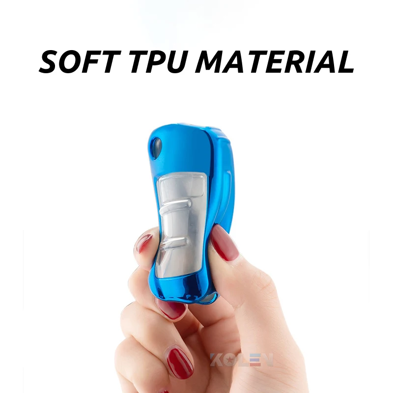 Custodia protettiva morbida in Tpu per Auto per Audi A1 A3 A4 A5 A6 A7 A8 C5 C6 Q3 Q7 S3 TT Car Styling Auto portachiavi Shell - H7eda9e4abb264a6c8948f57e3a0b8423D