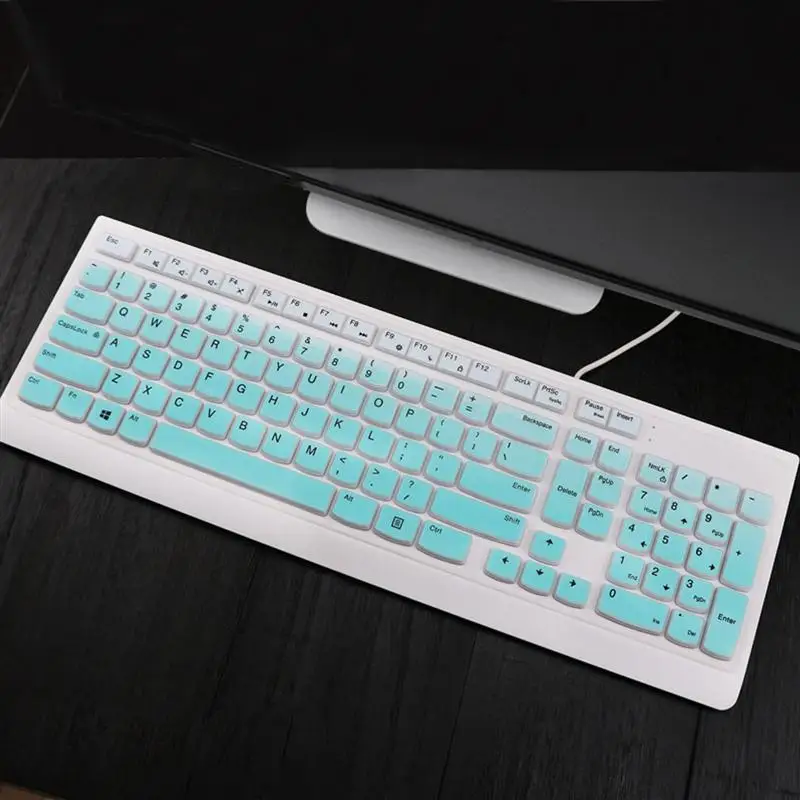 2PCS Dustproof Keyboard Skin Silicone Protector Waterproof Protective Cover for Dell KB216P/KB216T/WK636 | Компьютеры и офис