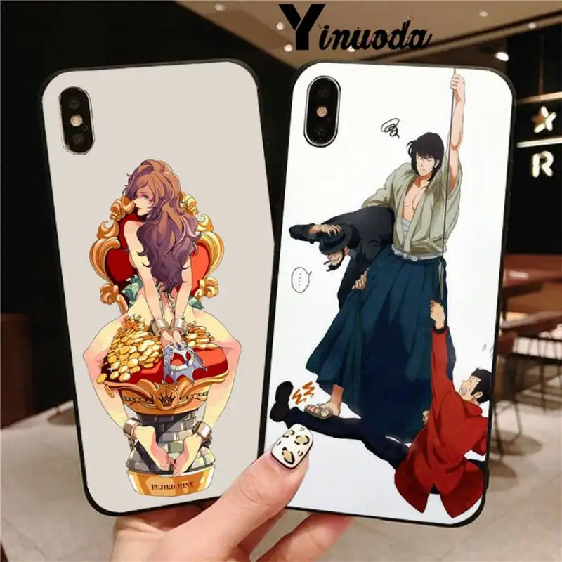 Мягкий чехол Yinuoda Arsène Lupin III для телефона iPhone 8 7 6 6S Plus X XS MAX 5 5S SE XR 11 11pro promax |
