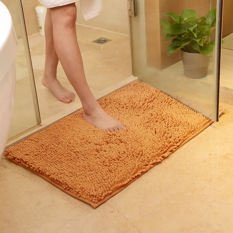 Нескользящий, для ванной коврик для ванной, Tapis Salle de Bain, коврик в ванной, удобный коврик для ванной, большие размеры, коврики для ванной комнаты - Цвет: Champagne