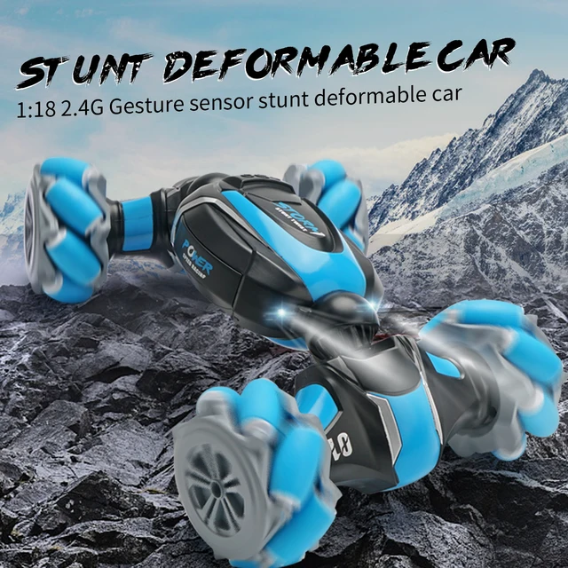 D877 1:16 4WD RC Car 1:18 2.4G Drift Stunt Remote Control Gesture Induction Off Road Racing Machine Model Vehicle Gift Kid Toys 1