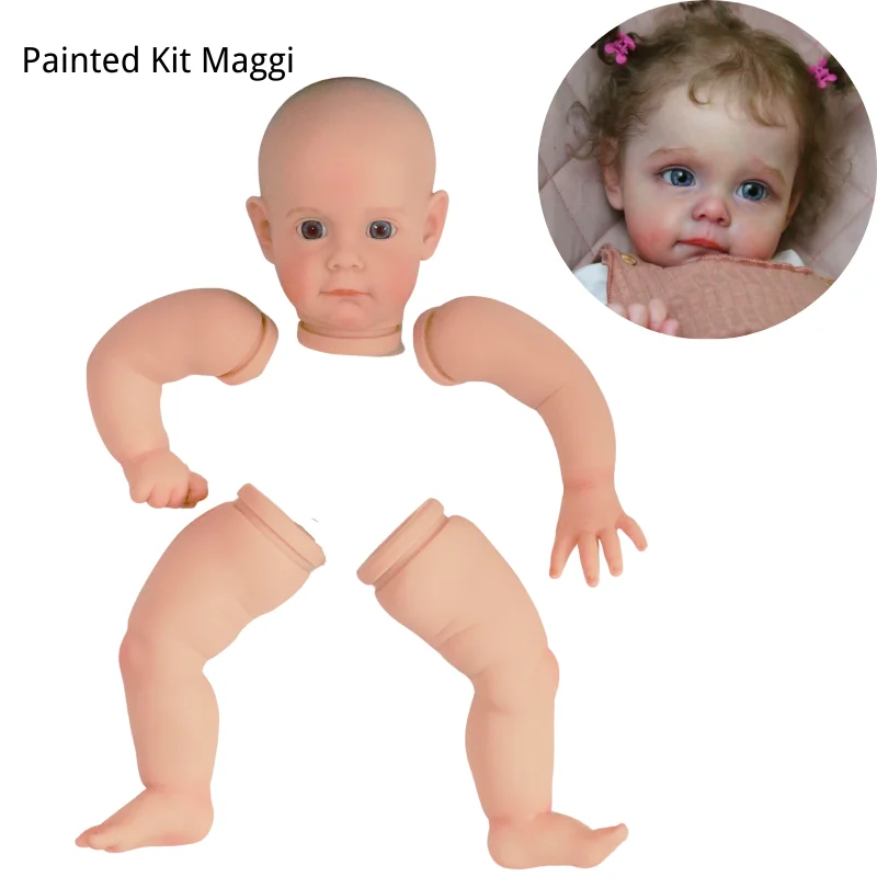 Bebe Reborn Painted Kit Maggi Reborn Babies Molds Unassembled 55cm