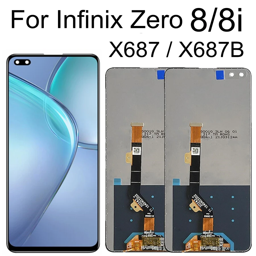 6 85 &quotЖК-дисплей для Infinix Zero 8 X687 ЖК-дисплей запасная деталь Zero8 X687B | Мобильные