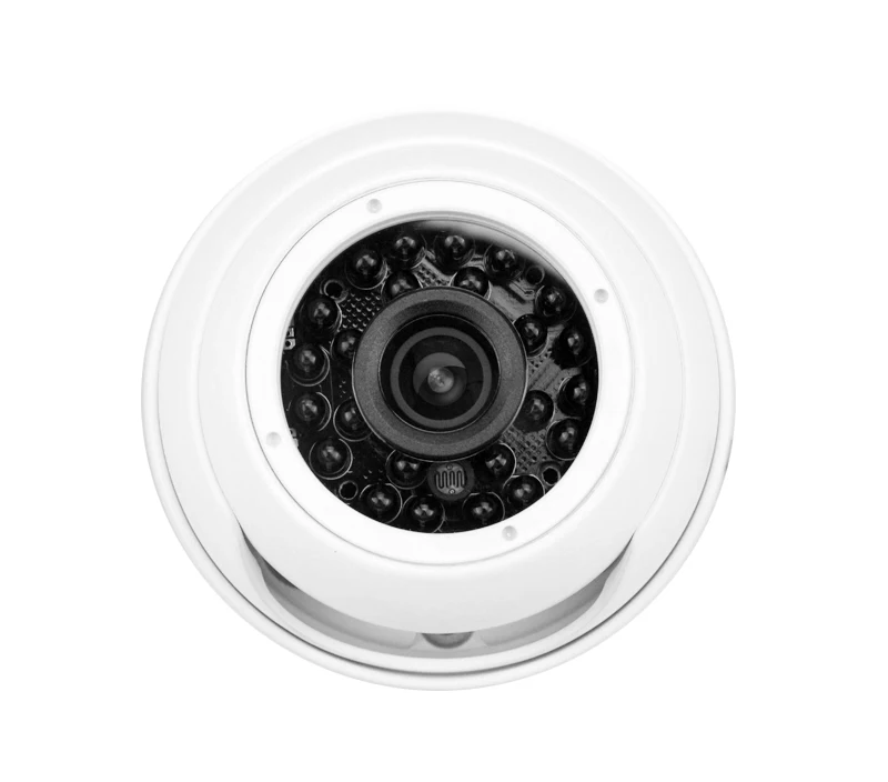 5MP/4MP/2MP белый 24 шт. инфракрасный светодиодный водонепроницаемый IP66 Металл H.265+ 25Fps ONVIF аудио полусфера IP купольная камера наблюдения