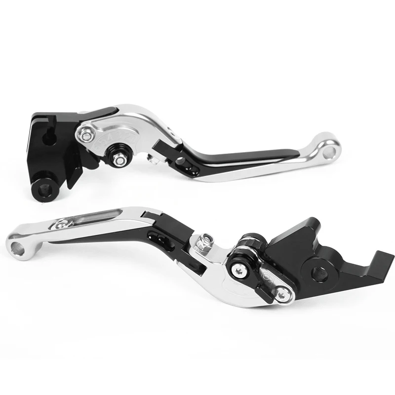 Для Honda CBF1000/A 2010-2013 VFR1200/F- Складные Выдвижные Тормозные Рычаги сцепления ЧПУ 8 цветов Черный алюминиевый сплав золото - Цвет: Серебристый