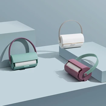 

Sticky Portable Washable Dust Lint Roller With Cover for Wool Sheets Hair Clothes Fluff Dust Catcher Dust Drum Lint Roller