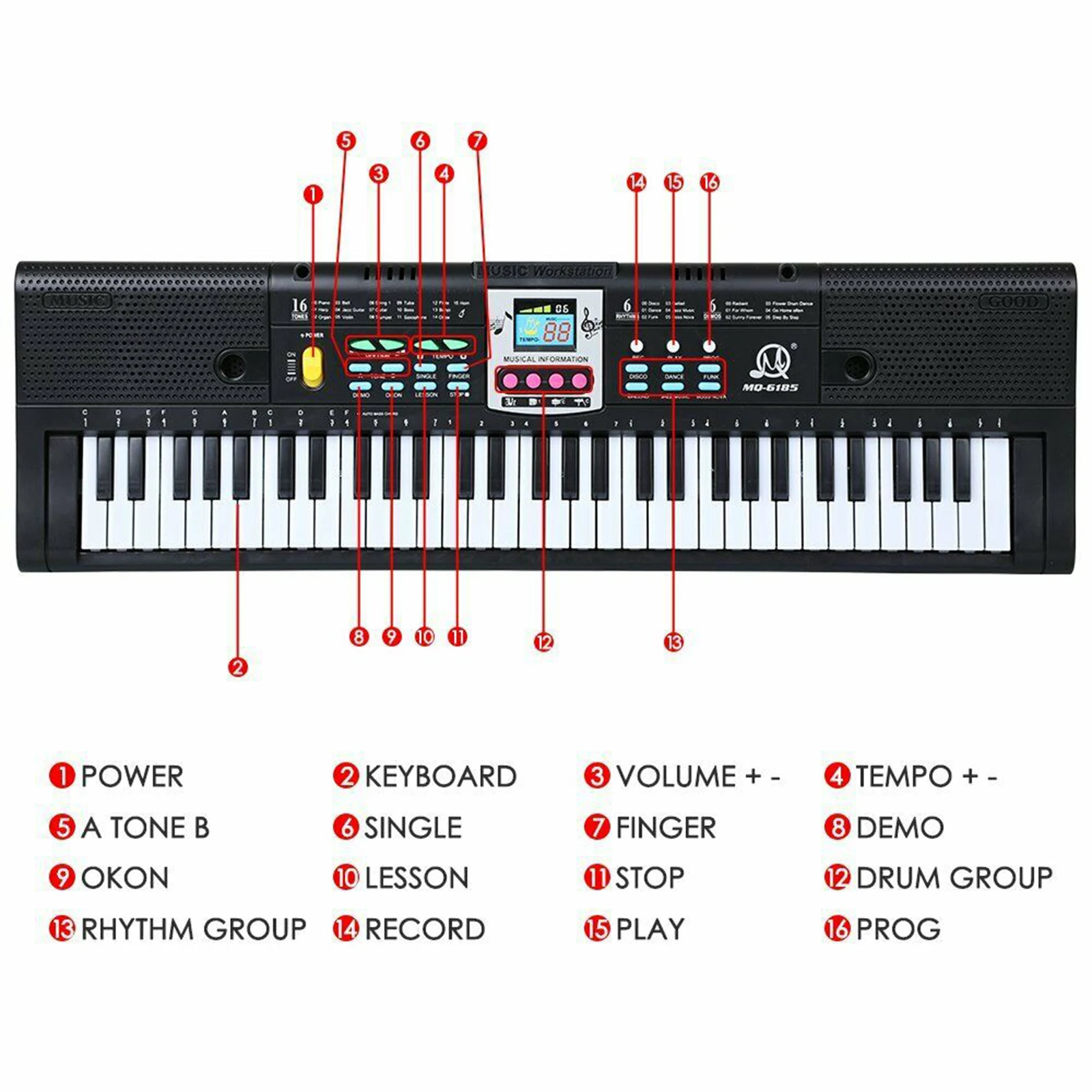 Синтезатор pokar lp6110. Фортепианная клавиатура. Electronic keyboard 123730. 61 key. Stereo electronic keyboard нватес.