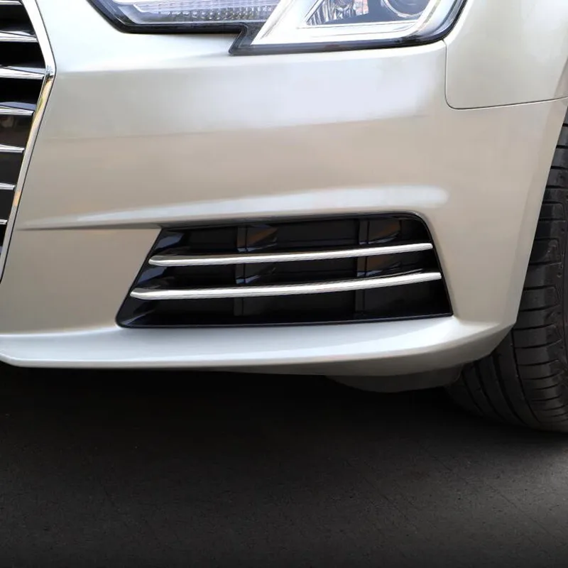 4 шт. хромированные передние противотуманные фары для Audi A4 2017 2018 | Автомобили и