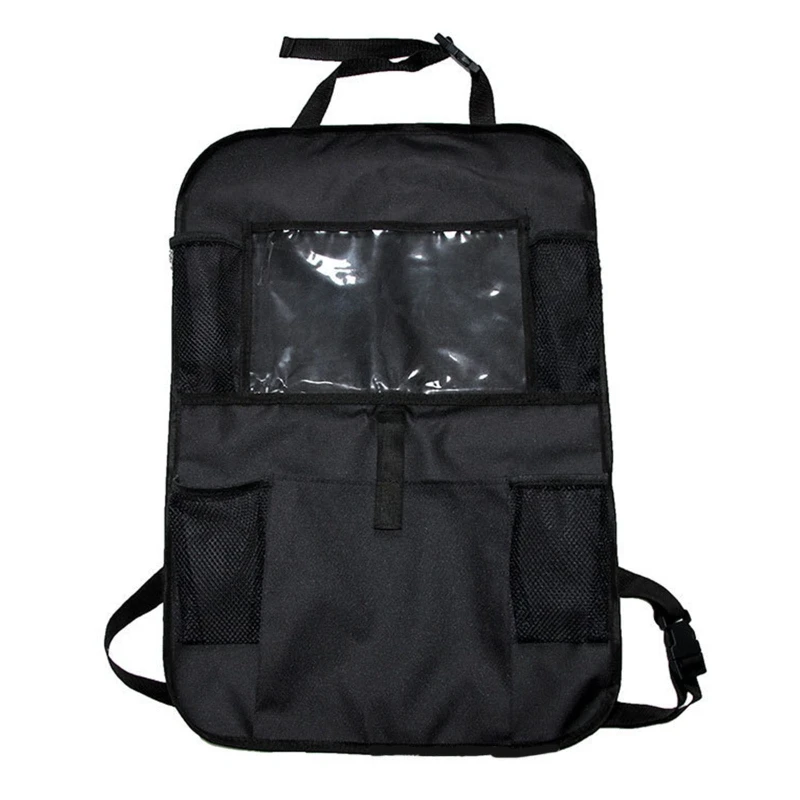 

Car Backseat Organizer Automobile Seat Kick Protection Cover Back Seat Storage Bag for Store Tablet Folding Umbrella