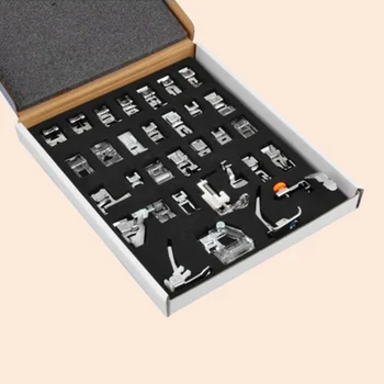 

32Pcs Sewing Machine Parts Presser Foot Set Multifunctional Kit Sewing Accessories