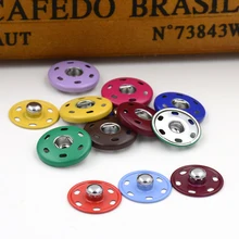 Boutons à pression en métal 15mm, 10 pièces, boutons à coudre pour manteaux, vestes, pulls, Cardigan, châles