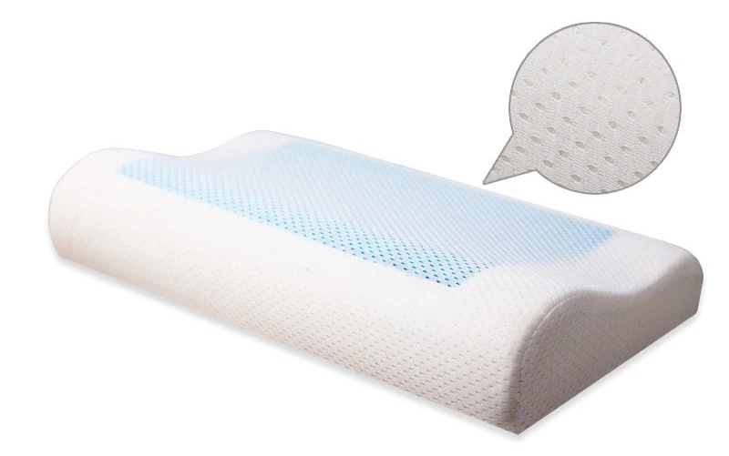 Подушка с эффектом памяти, белая гелевая Подушка для кровати, синяя охлаждающая Ортопедическая подушка для сна, облегчение усталости, уличная подушка