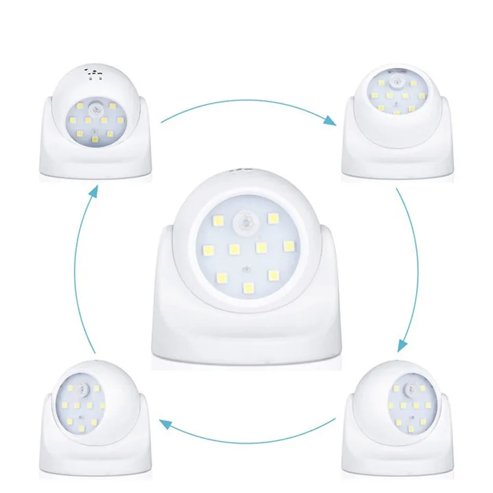 9 LED 360 Degree Motion Sensor Night Light 3