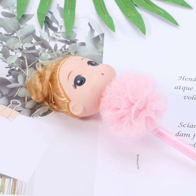Милая девочка кукла гелевая ручка Kawaii школьные офисные канцелярский подарок для студента LX9A
