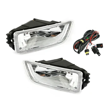 

1 Pair Car Front Side Fog Lights Lamps & Switch Wiring H11 Bulb Kit Assembly WJ30014209 Fit for Honda Accord 2003 2004-2007