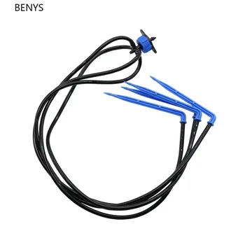 

BENYS Garden Irrigation Dripper Bent Arrow 4 Branch Spray Greenhouse 8L Steady Flow Device Drip Irrigation System 20 Sets