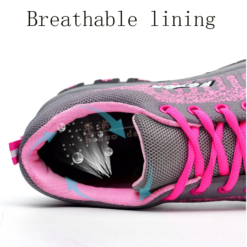 Steel Head Women's Shoes Men's Non-slip Wear-resistant Safety Shoes Breathable Strong Anti-smashing Stab-resistant Work Shoes