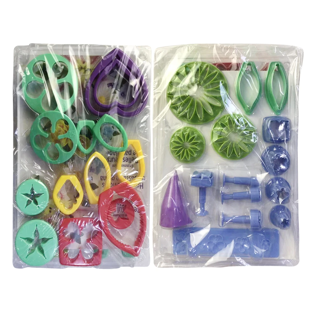 Bakeware 29pcs Gum Paste Flower Cutter Set Wedding Decoration Flowers