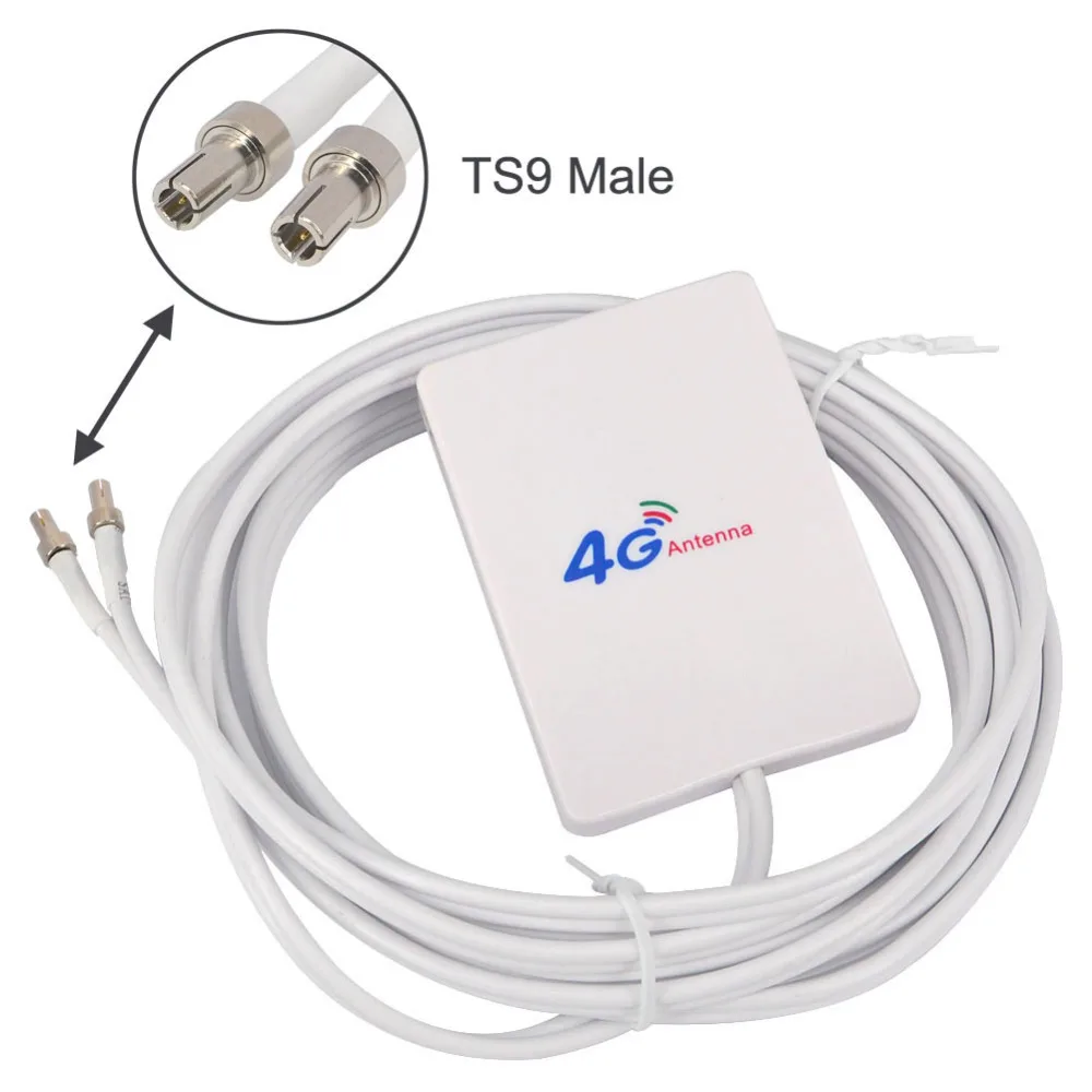 Новинка 4G антенна 28dBi SMA Male/CRC9/TS9 Aeria для 4G LTE FDD/TDD маршрутизатор модем E3272 E5372 E5573 E3372 B315 B525 B593 B31