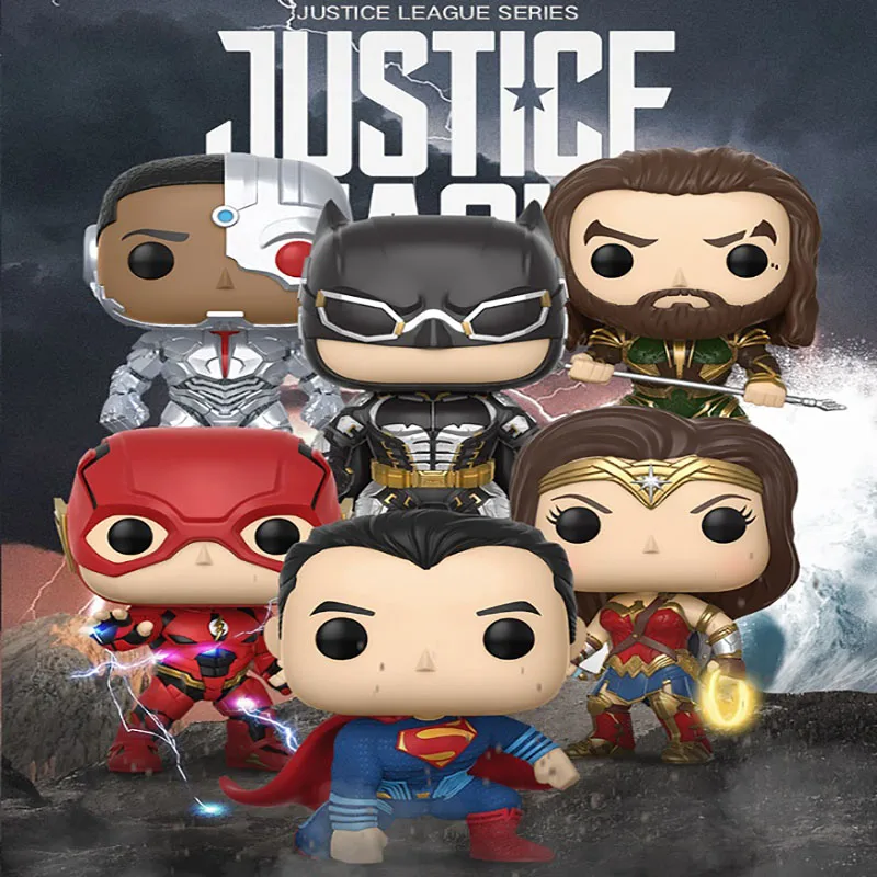 Funko Pop Justice League Бэтмен против Супермена Dawn of Justice Виниловая фигурка Коллекционная модель с коробкой подвижная человеческая форма