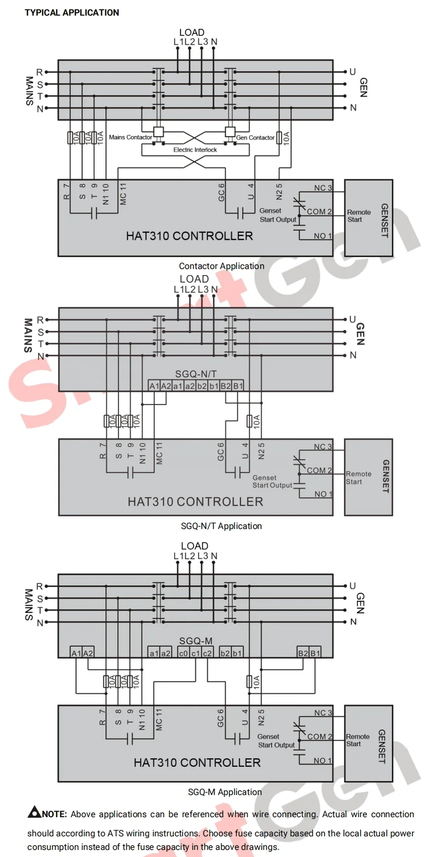 Hat310 Diesel Generator Accessories Unit Controller Self-Starting Module Control