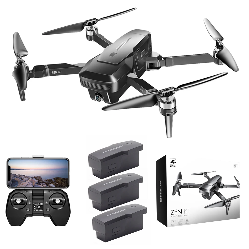 RC Дрон складной gps позиционирования Квадрокоптер с бесщеточным Мотором 5G WiFi HD FPV двойная камера 50X зум жесты приложение управление