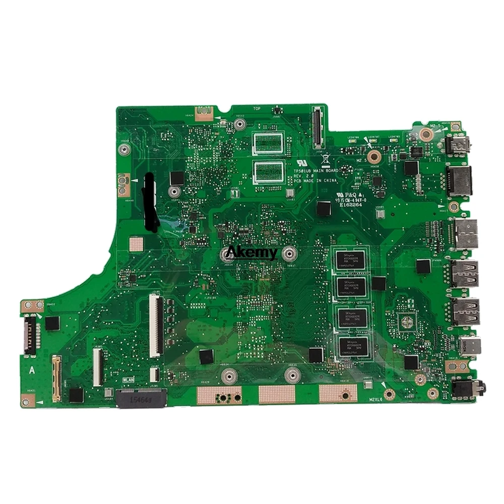  New Akemy TP501UAK Motherboard FOR ASUS TP501U TP501UA TP501UQ TP501UAM TP501UJ Laptop Mainboard 4G