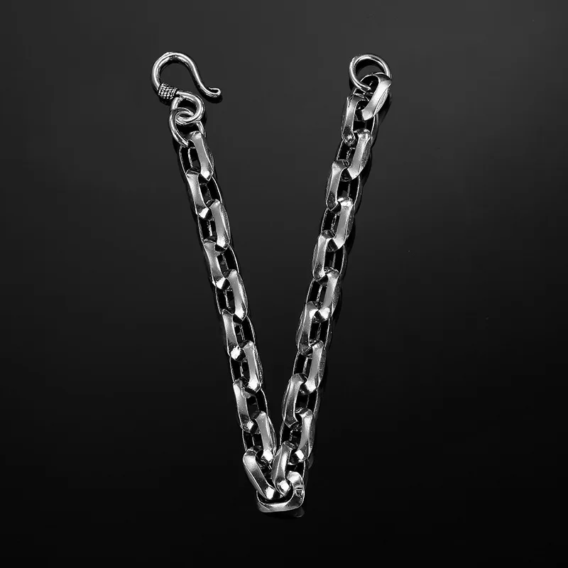 

One Deer Silver S925 Fine Silver Retro Europe And America Japanese Korean Thai Silver Cool Trend Versatile Simple Men And Women-