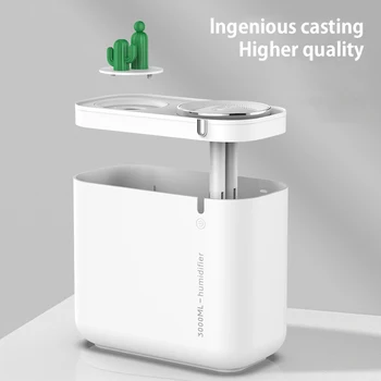 

Air humidifier home aroma diffuser for oils C USB and lamp 2 output think for office 3L