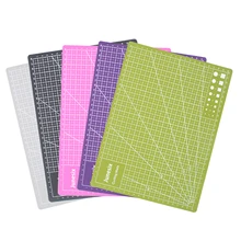 30*22cm kendini şifa kesme Mat çift taraflı A4 kaymaz PVC kesme paspas ile Gri d hatları açıları tasarım Scrapbooking için