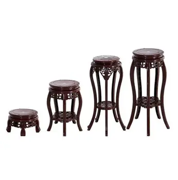 

Flower stand plastic multi-layer pot rack single antique living room balcony indoor floor storage shelf