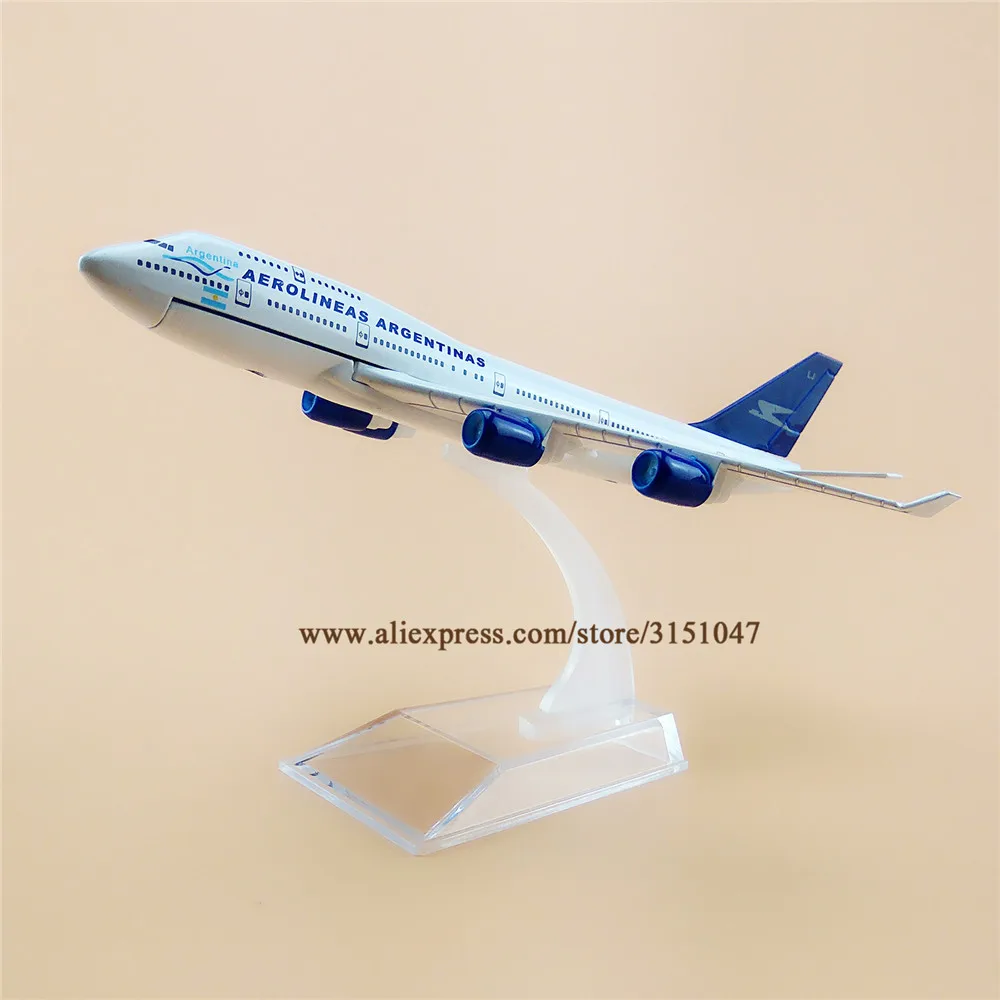 16 см Air Aerolineas Серебристые B747 Боинг 747 авиакомпании|Статуэтки и миниатюры| |