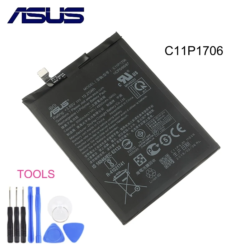 Asus 100 Original C11p1706 New Battery For Asus Zenfone Max Pro M1 6 0 Inch Zb601kl Zb602kl X00tdb X00tde High Quality 5000mah Mobile Phone Batteries Aliexpress