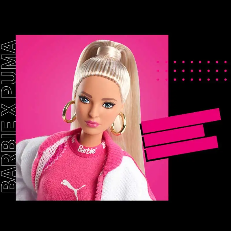 Barbie X Puma Doll Joint Model Sports Fashion Jacket Black Label Limited  Collection Toy For Girls Children Birthday Gift Dwf59 - Dolls - AliExpress