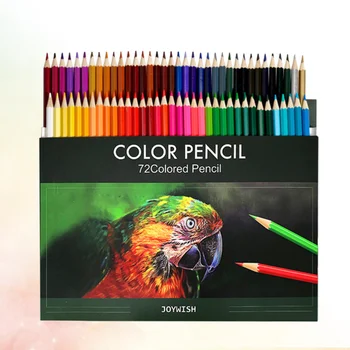 

72 Colors Wood Colored Pencils Artist Painting Oil Color Pencil for School Drawing Sketch Art Supplies (English Version)