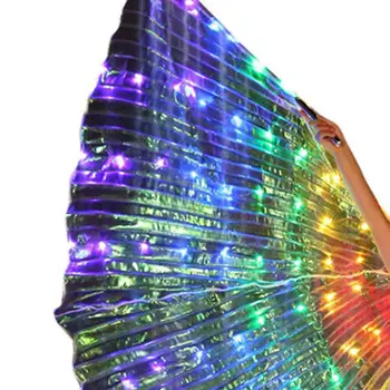 

Hot Rainbow Wing LED Butterfly Costume Shawl Fairy Performance Clothing for Children CNT 66