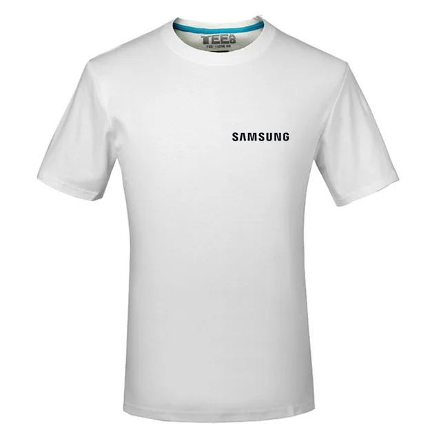 Футболка с логотипом samsung, модные футболки с круглым вырезом и буквенным принтом, футболка с коротким рукавом r - Цвет: 2