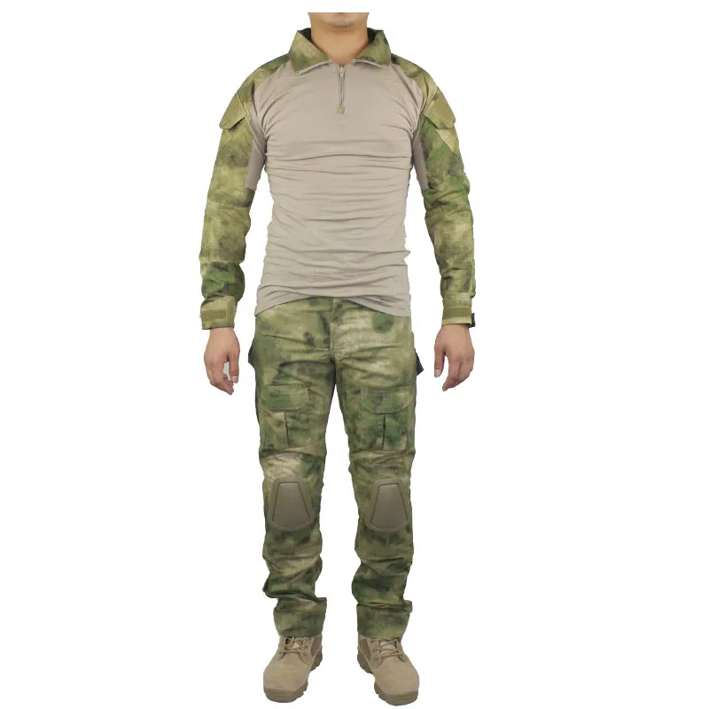 FG Color Tactical CQC Gen2 Airsoft Military Army Combat BDU Uniform Shirt With Pants Set Camouflage Outdoor Paintball Hunting | Спорт и