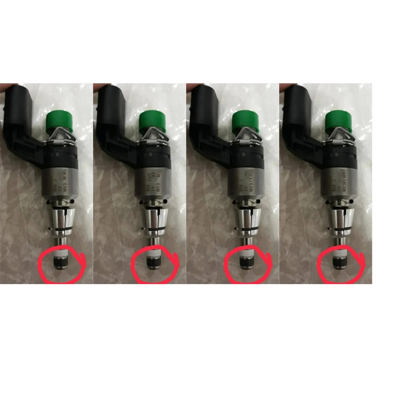 4 шт. масляная Форсунка впрыска топлива двойная защита для VW Jetta Passat Golf MK5 MK6 Audi A3 Skoda Seat 1,4 T 03C906036F 03C906036M
