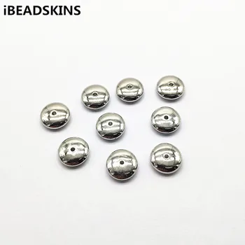 

New arrival! 12x4mm 500pcs CCB Rhodium color flywheel Shape beads for Earrings parts,hand Made Earrings Findings Jewelry DIY
